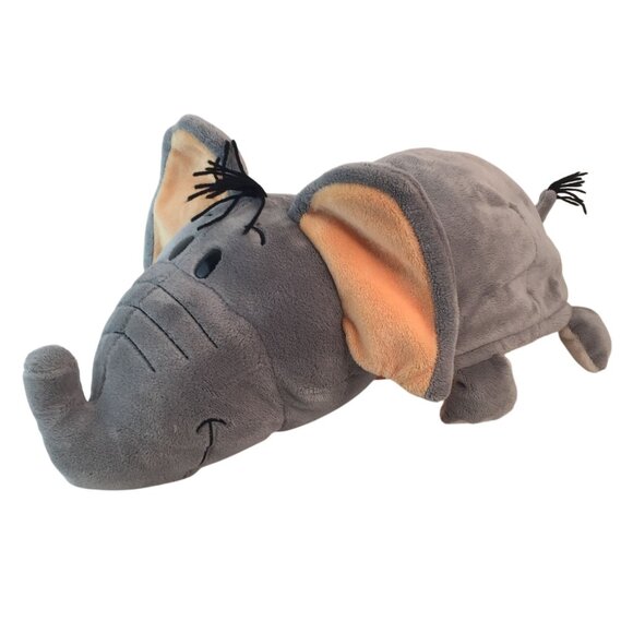 Flip a Zoo Emma Elephant Theodore Tiger Plush 20" Reversible Stuffed Animal Toy - Picture 3 of 7